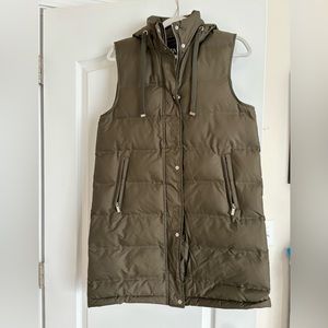 Zara hooded puffer vest